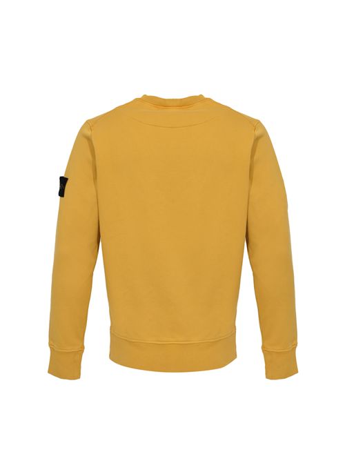 Felpa 6100060 in cotone Mustard STONE ISLAND | 6100060S0051V0034